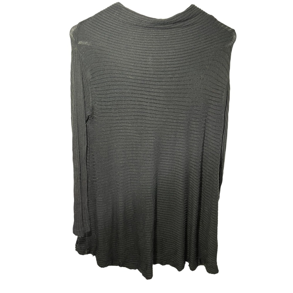 Free People We The Free Women's Long Sleeve Top Raw Edges Open Back XS